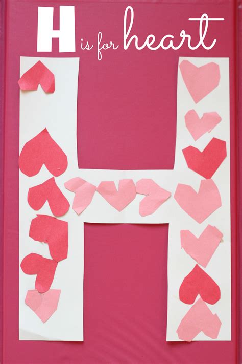 "H is for Heart" Alphabet Craft - I Can Teach My Child!