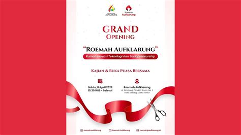 Grand Opening Roemah Aufklarung Rumah Inovasi Teknologi Dan