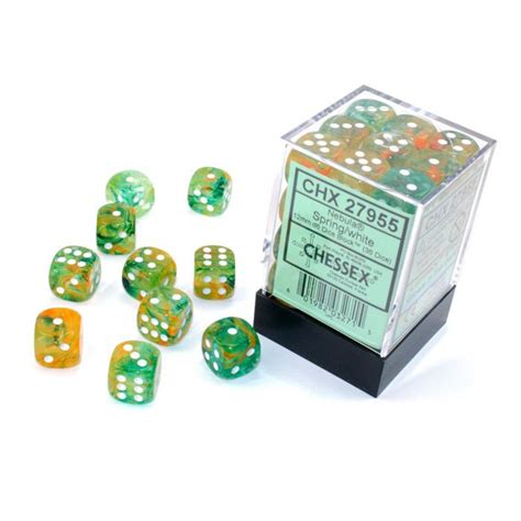 ลูกเต๋า Chessex Luminary 12mm D6 Dice Block Shopee Thailand