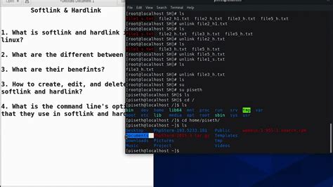 Softlink Vs Hardlink Youtube