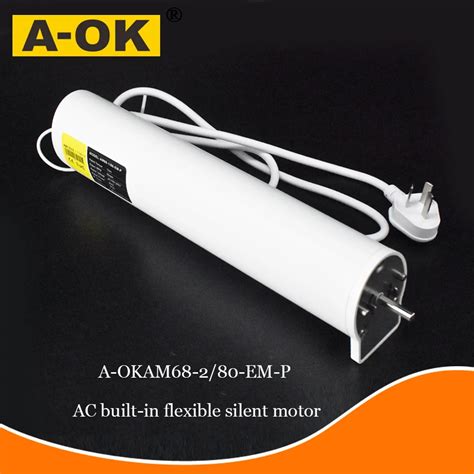 A OK Motor AM68 100 240V Silent Electric Curtain Track Opening And