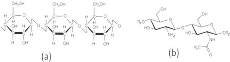 Molecular Structures Of Cellulose A And Chitosan B Download