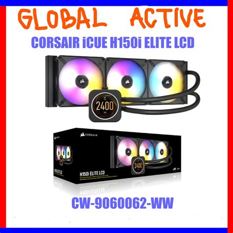 Jual Corsair Icue H100i Elite Capellix Cw 9060046 Ww Cpu Cooler Shopee Indonesia