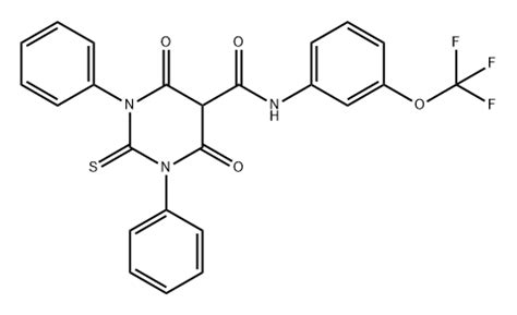 Pyrimidinecarboxamide Hexahydro Dioxo Diphenyl Thioxo N