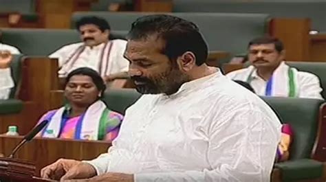 In The Name Of Ys Jagan Mla Takes Oath In Ap Assembly