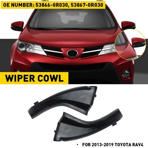 For Toyota Rav Front Windshield Wiper Side Cowl Extension