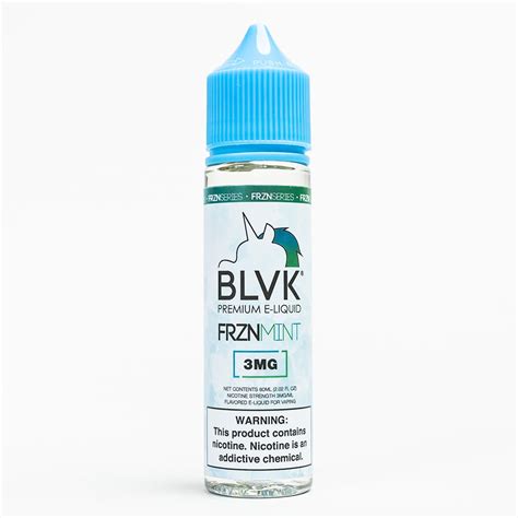 E Liquid Freebase Blvk Unicorn Frozen Mint Brpods