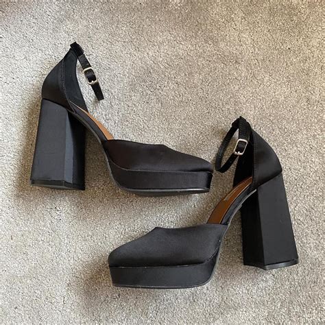 Primark Black Platform Heels Brand new with labels... - Depop