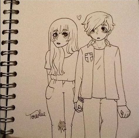 How To Draw Aphmau And Aaron At How To Draw