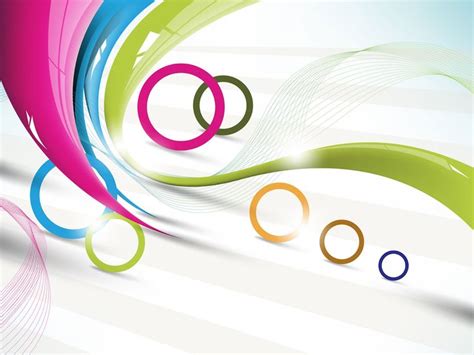 Abstract Circles Vector | Vector free, Vector background, Abstract ...