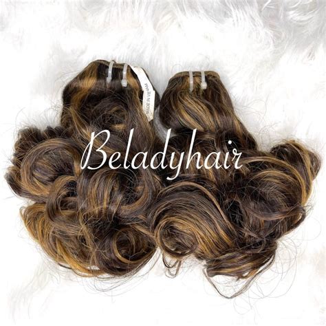 Weave Hair Color Piano Burmese Curly Single Drawn Belady Hair