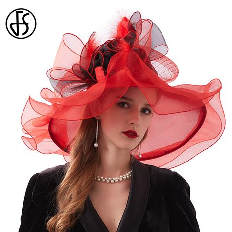 FS 2022 Fascinadores Elegantes Sombreros De Boda Para Mujer Sombrero