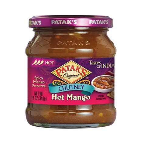 Patak S Hot Mango Chutney Gm Mantra Food