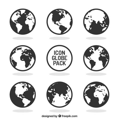 Globe Icon Vector 3051 Free Icons Library