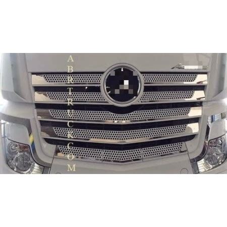 Mercedes Actros Maschera Rivestimento Griglia Radiatore Acciaio Inox