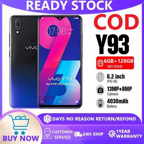 Jual Hp Vivo Y Ram Gb Gb Inci Layar Lebar Fullset Segel