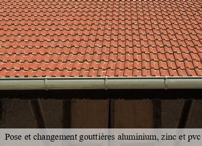 Société pose et changement gouttières aluminium zinc et pvc Belgique