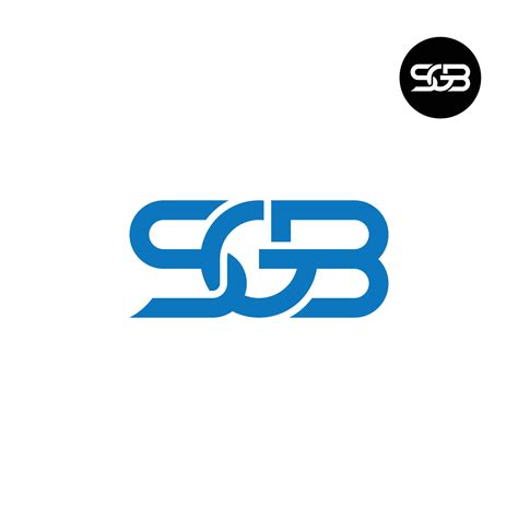 Letter Sgb Monogram Logo Design 25752966 Vector Art At Vecteezy