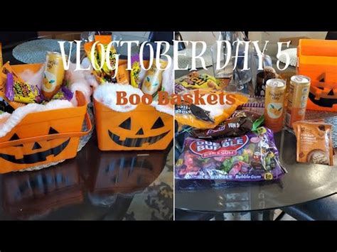 Vlogtober Day 5 Let S Make Boo Baskets Do You Make Boo Baskets