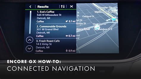 How To Use Your Connected Navigation Buick Encore Gx How To Videos Youtube