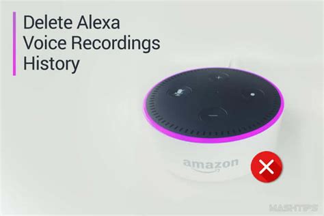 How To Delete Alexa Voice Recordings Mashtips