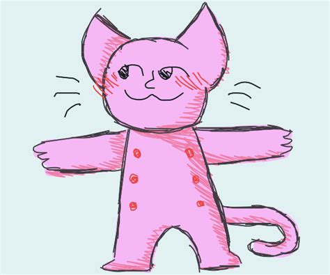 Pink And Naked Cats Drawception