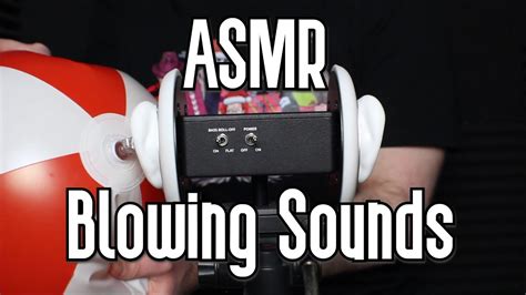 Asmr Ear To Ear Blowing Sounds Deflating Beach Ball Youtube