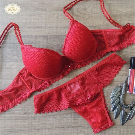 Boa Noite Amores 😊 Que Tal Essa Lingerie Vermelha Maravilhosa Para