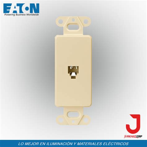 Eaton Decorator Toma Rj Rj Telef Nico Sencillo Jimenezcorp