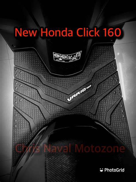 New Honda Click 160 Vario 160 Makapal Black Rubber Matting Lazada PH