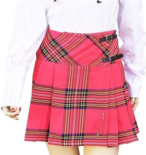 BRAW CLANS TARTANS Glasgow Kilt Company Womens 16 5 Inch Mini Kilt