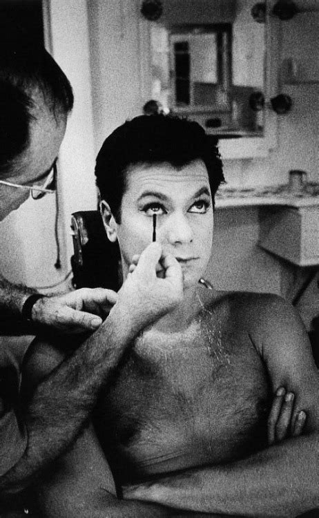 Tony Curtis Being Made Up For Some Like It Hot