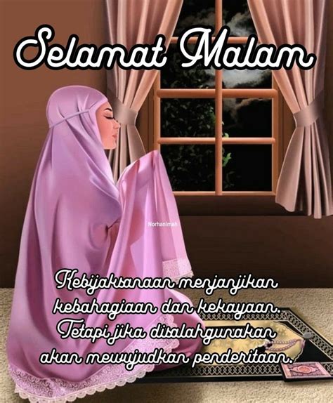 Selamat Malam Prayer Quote Islam Prayer Quotes Islamic Quotes