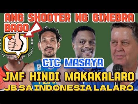 Bagong Shooter Ng Ginebra Justin Brownlee Lalaro Sa Indonesia Jmf Hindi