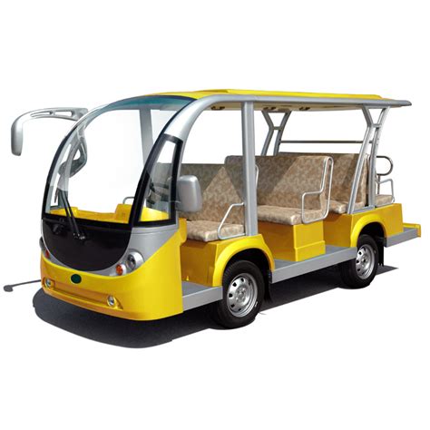 V Four Wheel Sightseeing Car Mini Golf Cart Electric City Tour Bus