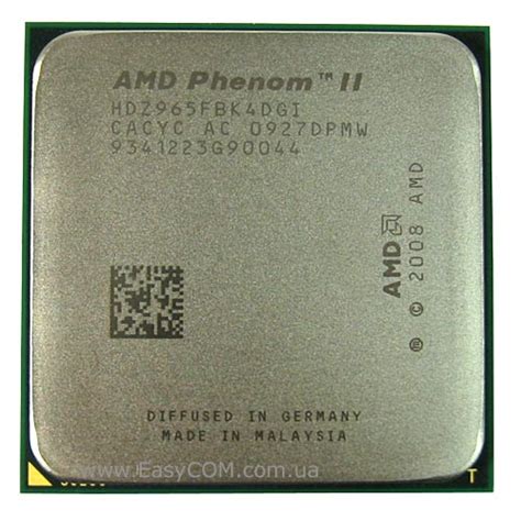Обзор процессора AMD Phenom II X4 965 Black Edition GECID.com. Страница 1