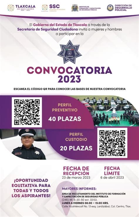 Emite Ssc Convocatoria Para Incorporarse A La Policía Estatal Acustik Noticias