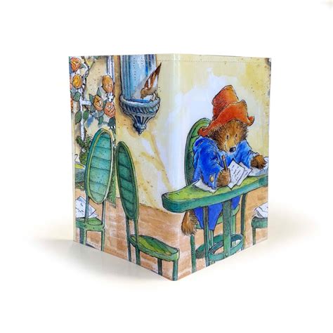 Passport Cover Paddington Bear Upcycled Vintage Book Page In Etsy