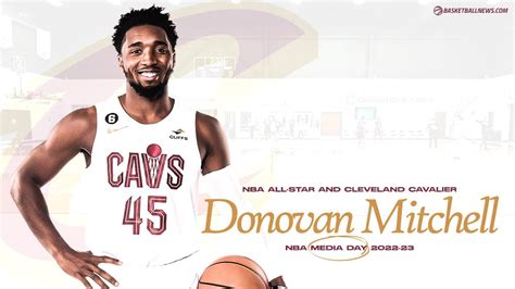 Nba All Star And Cleveland Cavalier Donovan Mitchell Media Day Youtube