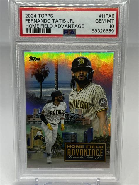 Fernando Tatis Jr 2024 Topps Hfa 6 Home Field Advantage Ssp Psa 10