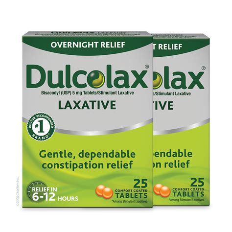 Buy Dulcolax Laxative Tablets Gentle Reliable Overnight Relief From