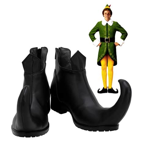 Buddy Elf Shoes Movie Christmas Elf Men Cosplay Costume Accessories