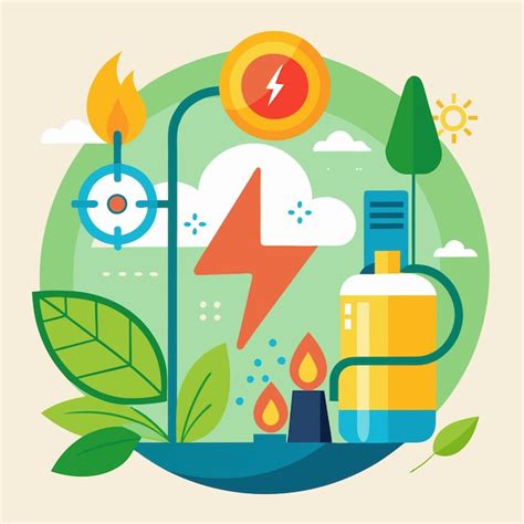 Arte Y Ilustración Vectorial De Clipart De Bioenergía Vector Premium Generado Con Ia