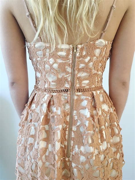 Lace Midi Dress Beige Nude Party Dress Cocktail Dress Etsy UK