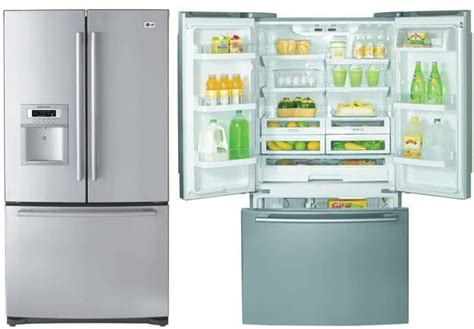 Lg Lrfd25850st 25 Cu Ft French Door Refrigerator W External Water D