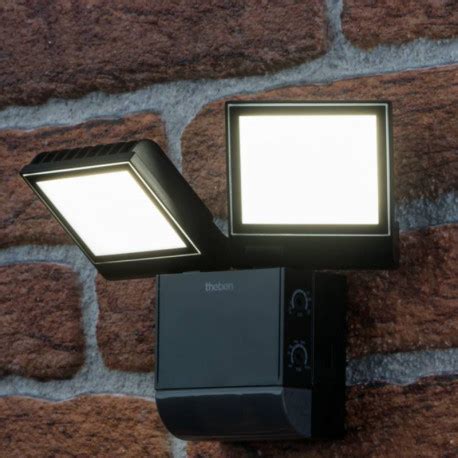 Projecteur Led Theleda S Bk Theben D Tecteur De Mouvement Noir