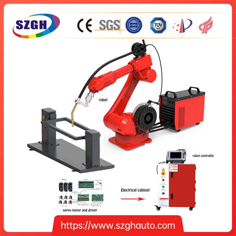 6 Axis Tig Mig Pinch Welder Industrial Welding Robots Arc Welding Robotic Arm China Arc