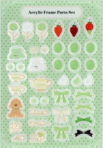 Green Acrylic Frame Parts Set Character Fuku Kuji Online Apicolle