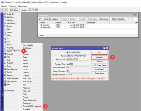 Mikrotik Upgrade Routeros And Routerboard Firmware Shellhacks