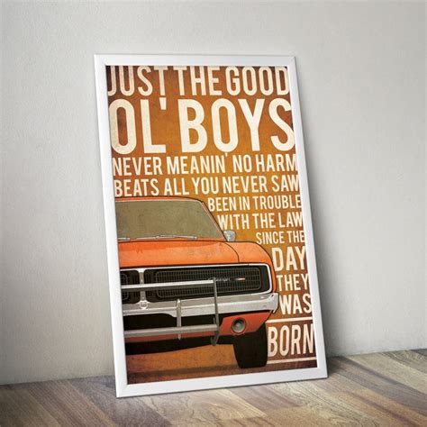 The Dukes of Hazzard Poster the Dukes of Hazzard Print - Etsy